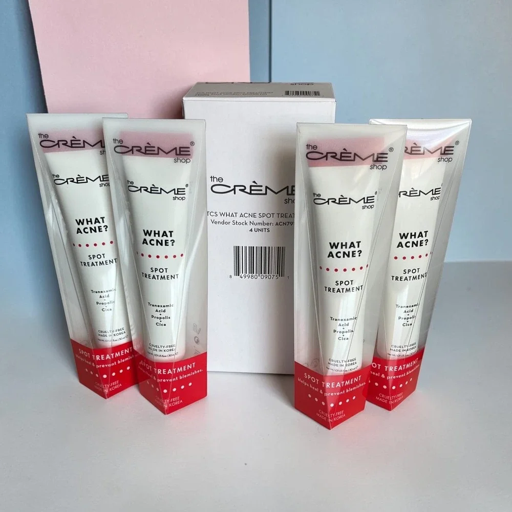 The Creme Shop What Acne? Spot Treatment Blemish & Dark Spots 4 Pack New in Box